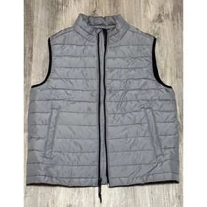 Gray Puffer‎ Vest Aeropostale Remix down men's size small